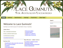Tablet Screenshot of lacegumnuts.com